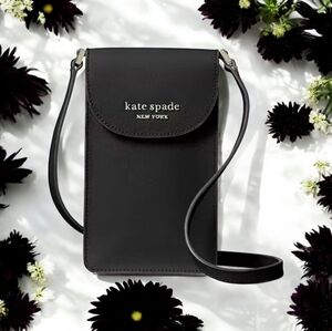 Kate Spade♤ Cameron North South Flap Phone Crossbody Bag Handbag Purse